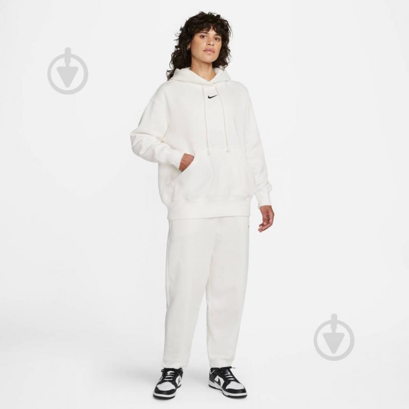 Джемпер Nike W NSW PHNX FLC PO HOODIE OS DQ5860-133 р.XS білий - фото 5