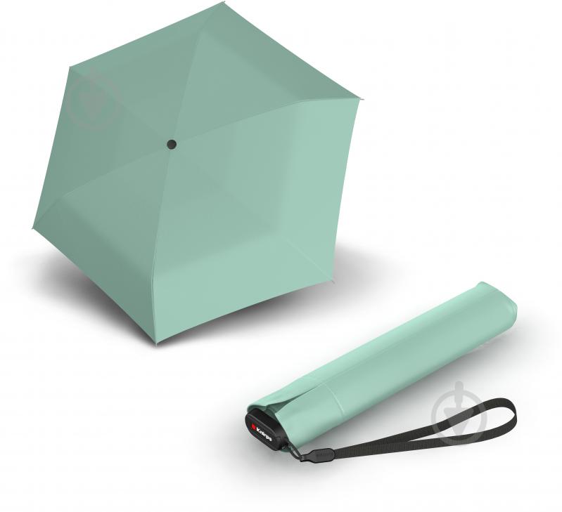 Зонт Knirps US.050 Mint ментоловый - фото 1 Зонт Knirps US.050 Mint ментоловый - фото 1