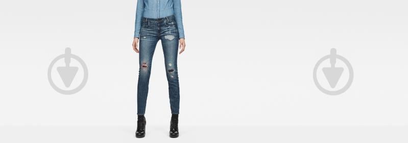 Джинси G-Star RAW RE D-Staq 5-pkt Mid Skinny Wmn D07918,9438-9111 р. 25-30 синій - фото 1