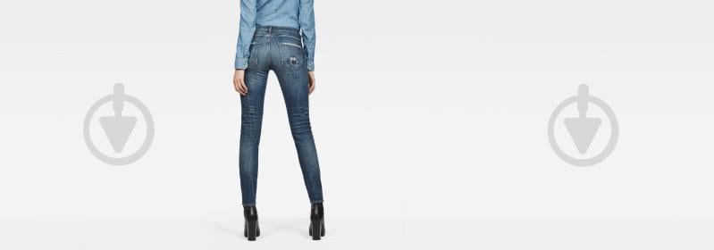 Джинси G-Star RAW RE D-Staq 5-pkt Mid Skinny Wmn D07918,9438-9111 р. 25-30 синій - фото 2