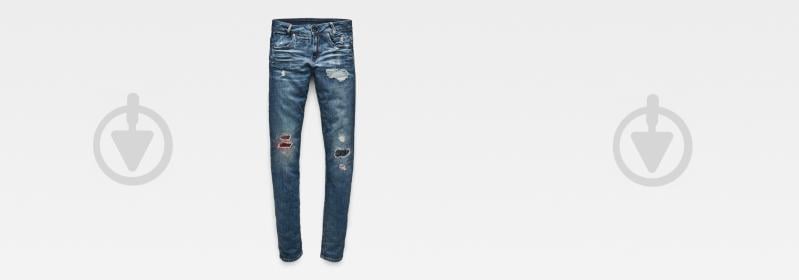 Джинси G-Star RAW RE D-Staq 5-pkt Mid Skinny Wmn D07918,9438-9111 р. 25-32 синій - фото 4