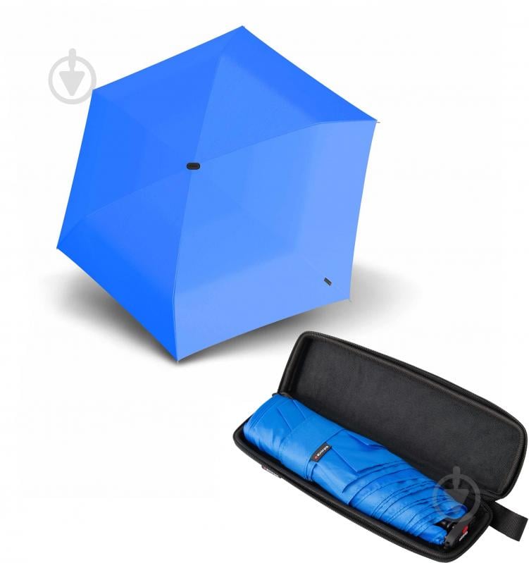 Зонт Knirps X4U Neon Blue Мех синий - фото 1