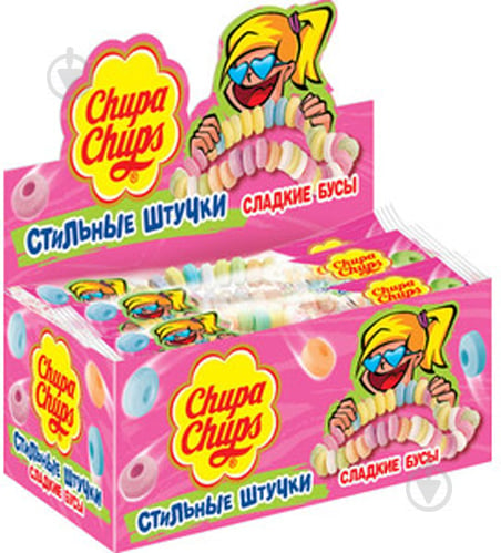 Конфеты Chupa Chups Peco сладкие бусы 17 г (8713600500970) - фото 1