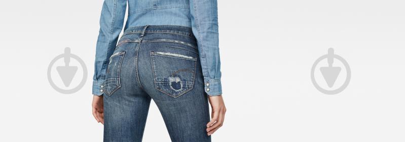 Джинси G-Star RAW RE D-Staq 5-pkt Mid Skinny Wmn D07918,9438-9111 р. 28-32 синій - фото 3