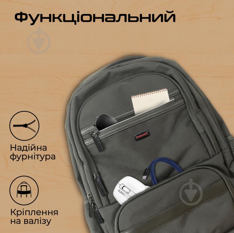 Рюкзак для ноутбука Promate 15.6" black (elitepack-go) ElitePack-Go - фото 3