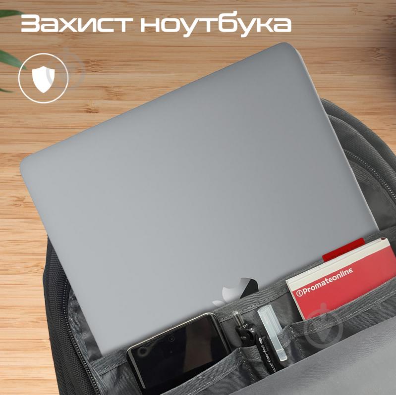 Рюкзак для ноутбука Promate 15.6" black (elitepack-go) ElitePack-Go - фото 4