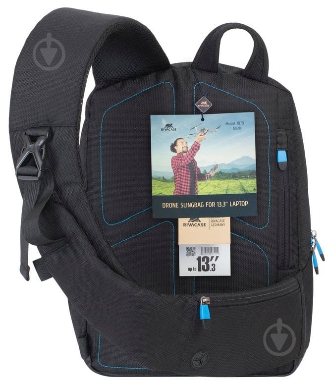Рюкзак RivaCase 13.3" black (7870 (Black)) - фото 2