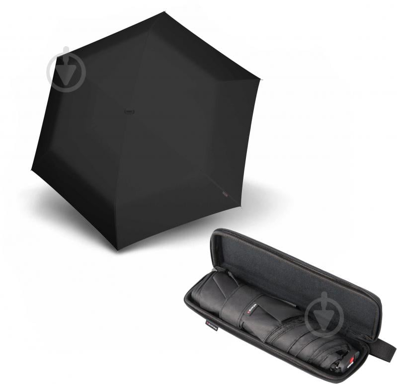 Зонт Knirps X4U Black Мех черный - фото 1 Зонт Knirps X4U Black Мех черный - фото 1