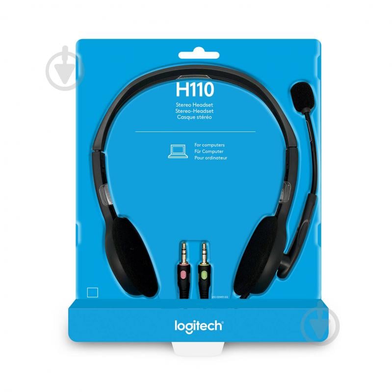 Наушники Logitech 981-000271 Stereo Headset H110 - фото 5