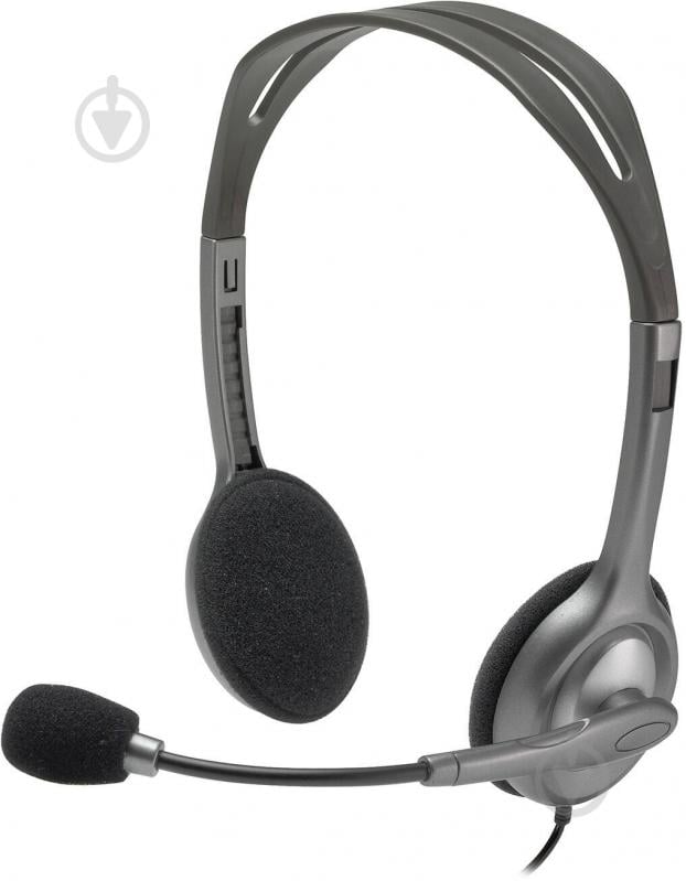 Наушники Logitech 981-000271 Stereo Headset H110 - фото 1