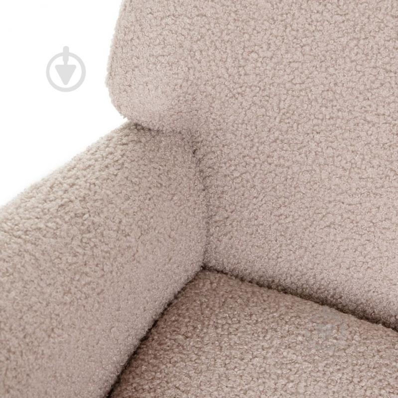 Крісло Homla LUNNIE тканина TEDDY BOUCLE 67x78x92 см бежевий - фото 5