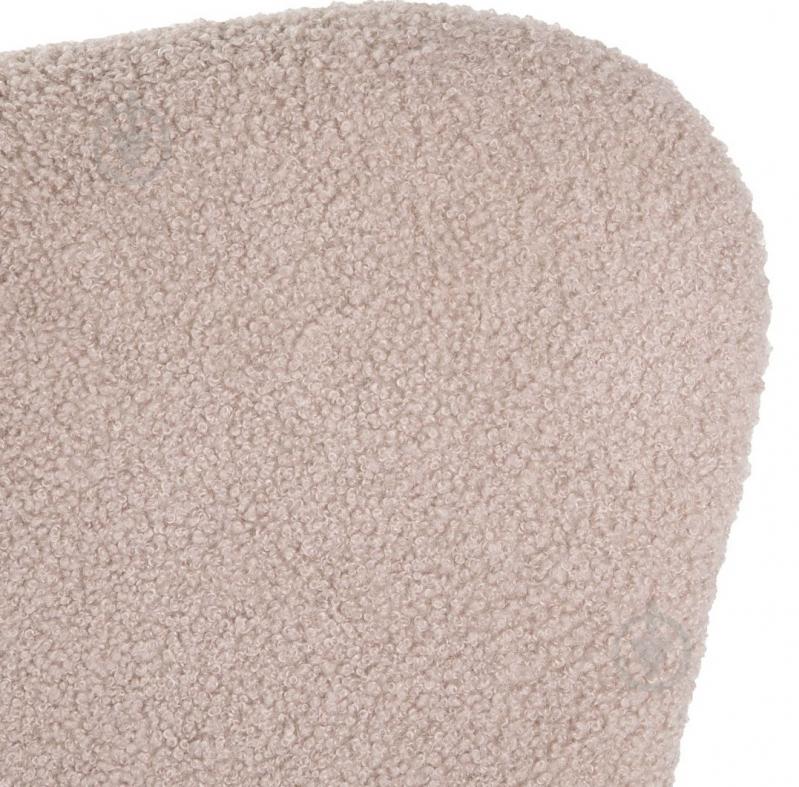 Крісло Homla LUNNIE тканина TEDDY BOUCLE 67x78x92 см бежевий - фото 6