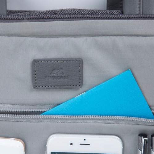 Сумка RivaCase 13.3" grey (7991 (Grey)) - фото 5 Сумка RivaCase 13.3" grey (7991 (Grey)) - фото 5