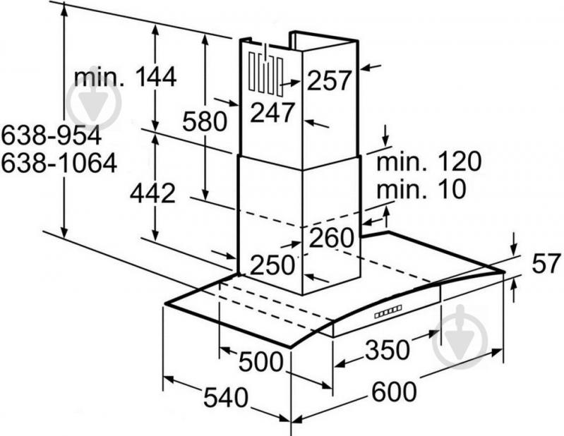 Витяжка Bosch DWA067E51 - фото 6