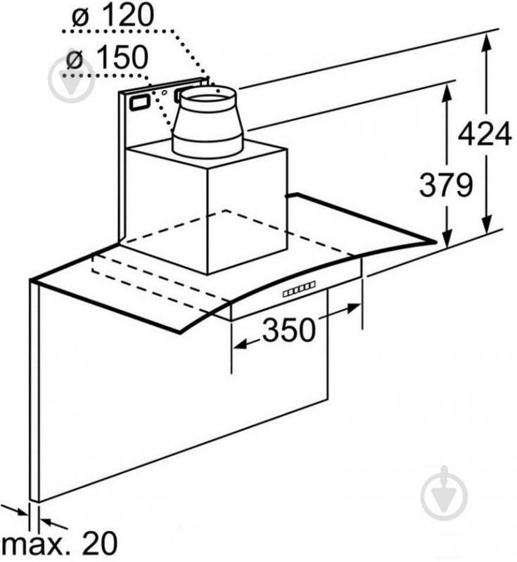 Витяжка Bosch DWA067E51 - фото 7