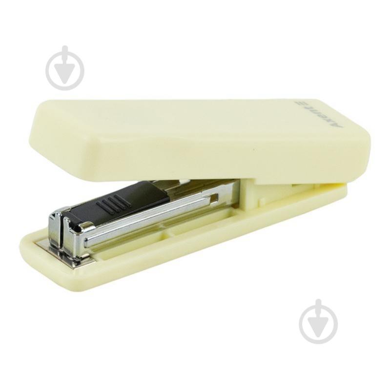 Степлер MINI №10 10 арк. Pastelini жовтий Axent - фото 1