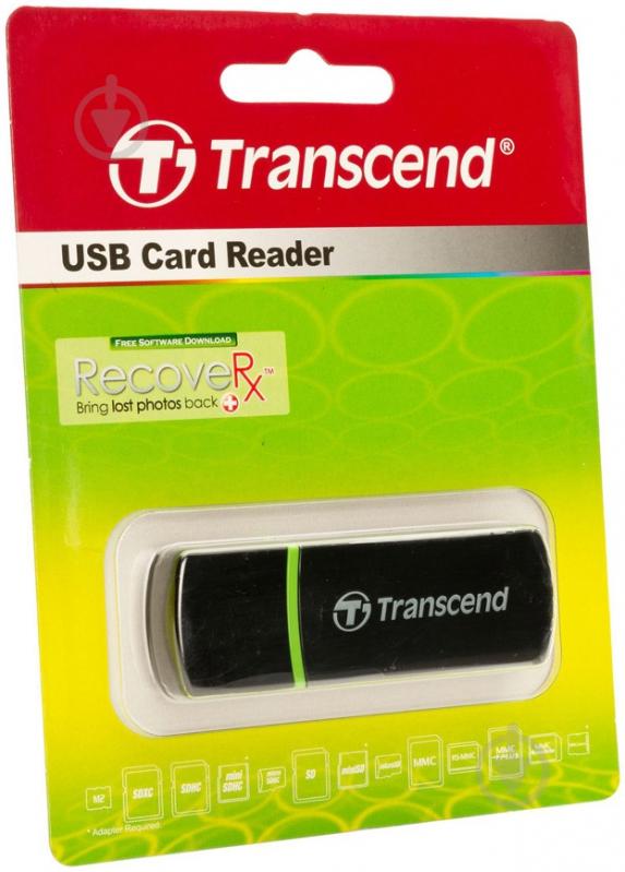 Кардридер Transcend 5-in-1 USB 2.0 (TS-RDP5) - фото 2