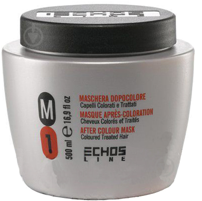 Маска Echosline M1 для фарбованого і пошкодженого волосся 500 мл - фото 1