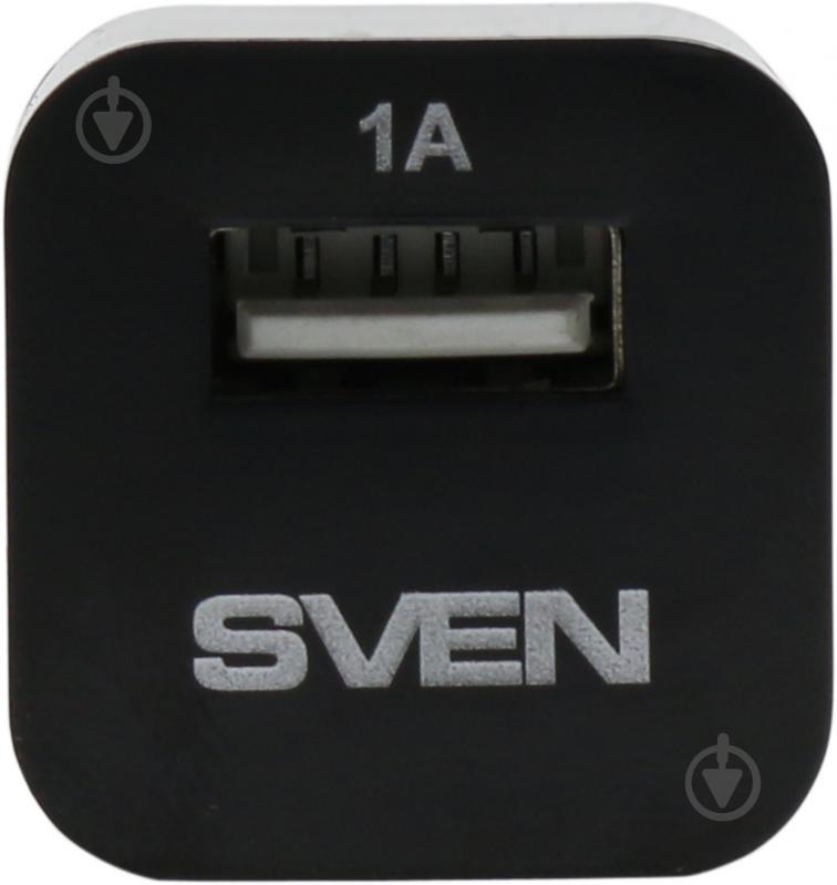 Сетевое зарядное устройство Sven USB H-113 Black - фото 4