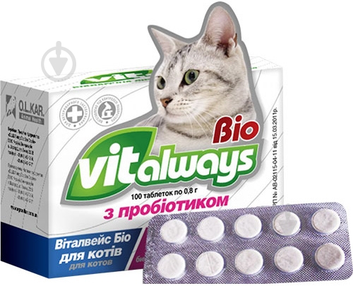 Биологически активная добавка O.L.KAR Виталвейс-Био с пробиотиком №100 2010 - фото 1 Биологически активная добавка O.L.KAR Виталвейс-Био с пробиотиком №100 2010 - фото 1