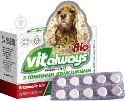 Биологически активная добавка O.L.KAR Виталвейс-Био с пивными дрожжами №100 2017 - фото 1