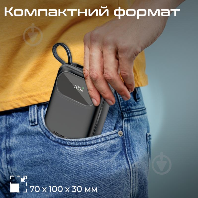 Повербанк Promate 20000 mAh black (powerpod-20.black) - фото 9