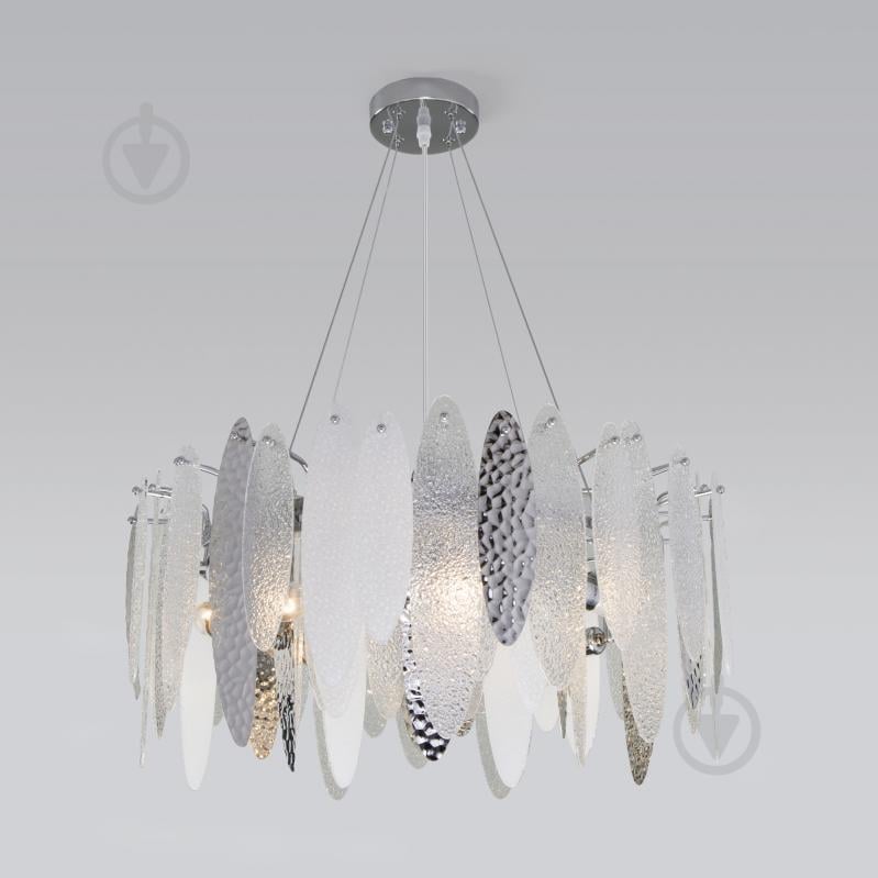 Люстра подвесная Strotskis Canaria 8x60 Вт E14 хром 324/8 (хром) - фото 1