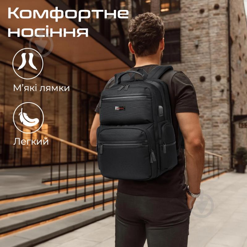 Рюкзак для ноутбука Promate ElitePack-Pro 15.6" black (elitepack-pro) - фото 7