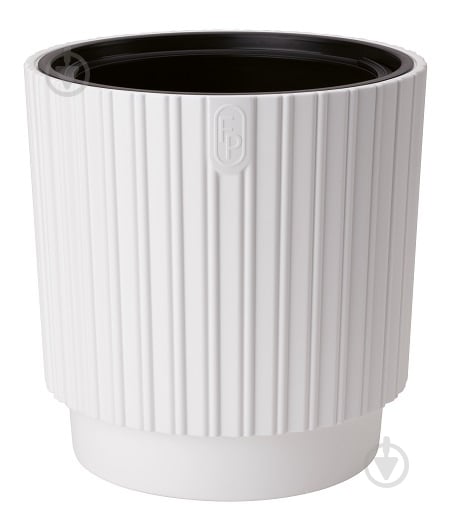 Горщик для квітів пластик Mika Cyli 30 круглий білий 5,5 л Form Plastic - фото 1 Горщик для квітів пластик Mika Cyli 30 круглий білий 5,5 л Form Plastic - фото 1