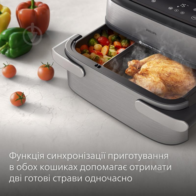 ВИТРИНА! Мультипечь Philips Ovi Dual SteamFry NA565/02 - фото 2 ВИТРИНА! Мультипечь Philips Ovi Dual SteamFry NA565/02 - фото 2