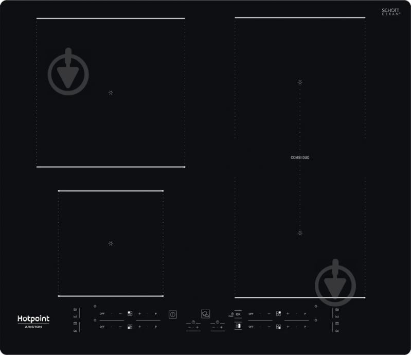 Варочная поверхность индукционная Hotpoint HB 4860B NE - фото 1
