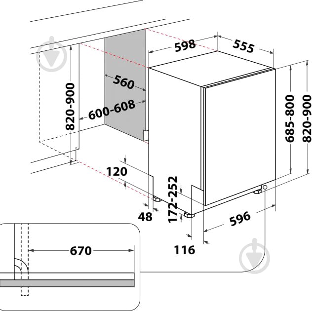 Встраиваемая посудомоечная машина Hotpoint HIS 3010 - фото 14