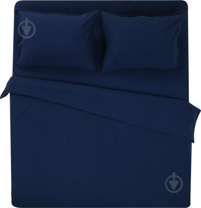 Комплект постельного белья Adriatic dark blue 2.0 темно-синий SoundSleep - фото 1