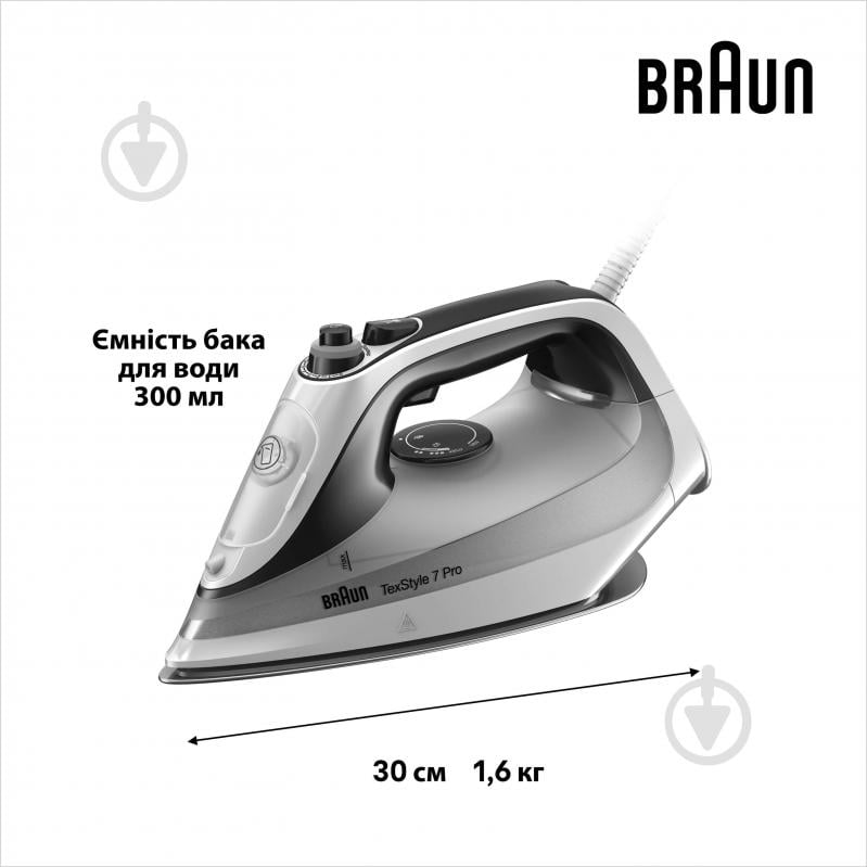 ВИТРИНА! Утюг Braun SI7149WB TexStyle 7 Pro - фото 7
