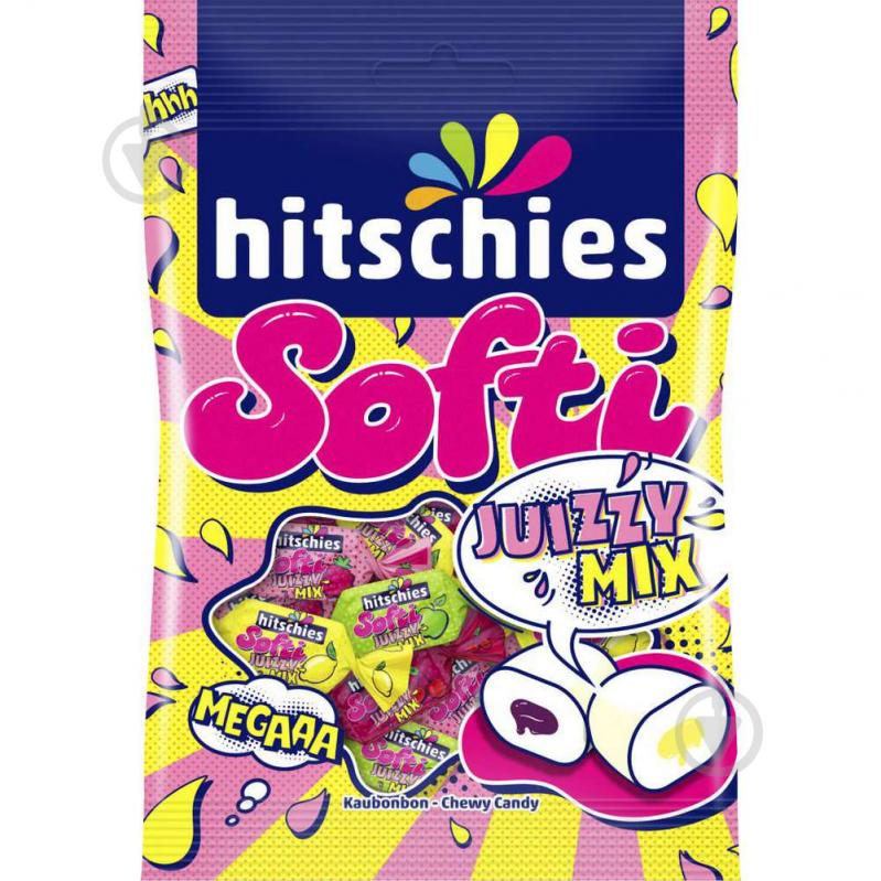 Цукерки жувальні Hitschler Softi Sour brizzl Mix 90 г - фото 1