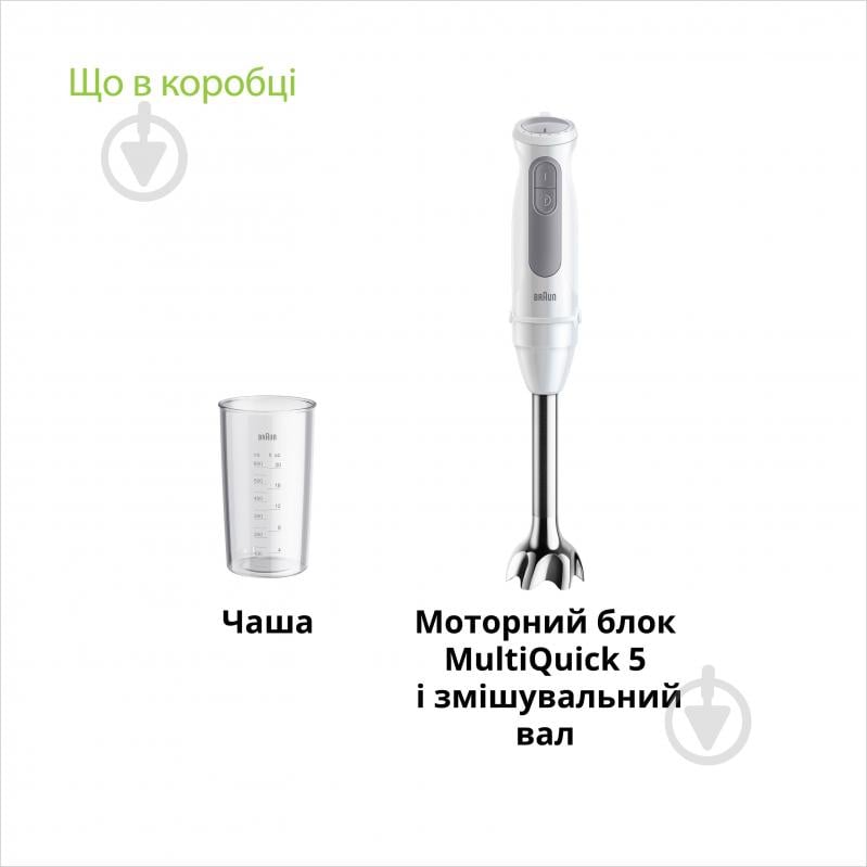 ВИТРИНА! Блендер ручной Braun MultiQuick 5 Pro MQ50001M - фото 6 ВИТРИНА! Блендер ручной Braun MultiQuick 5 Pro MQ50001M - фото 6