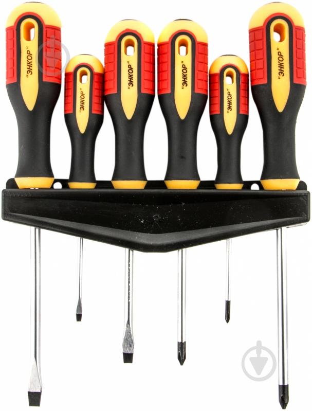 Набор отверток Энкор 19836 - фото 1 Набор отверток Энкор 19836 - фото 1