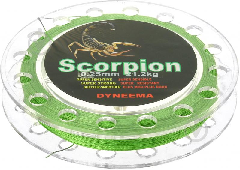 Шнур GTL Scorpion 125м 0.25мм 21.2кг НС0004292 - фото 4