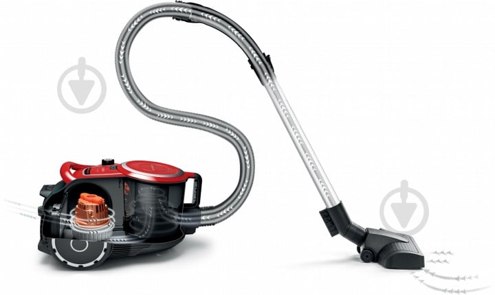 ВИТРИНА! Пылесос Bosch BGS41PET1 red - фото 5 ВИТРИНА! Пылесос Bosch BGS41PET1 red - фото 5