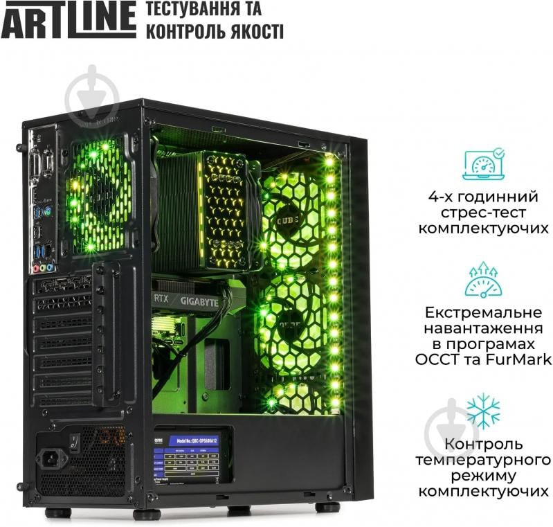 Комп'ютер Artline Gaming X43 (X43v51) black - фото 10