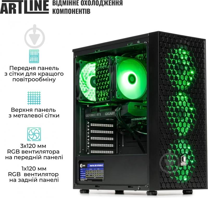 Комп'ютер Artline Gaming X43 (X43v51) black - фото 4