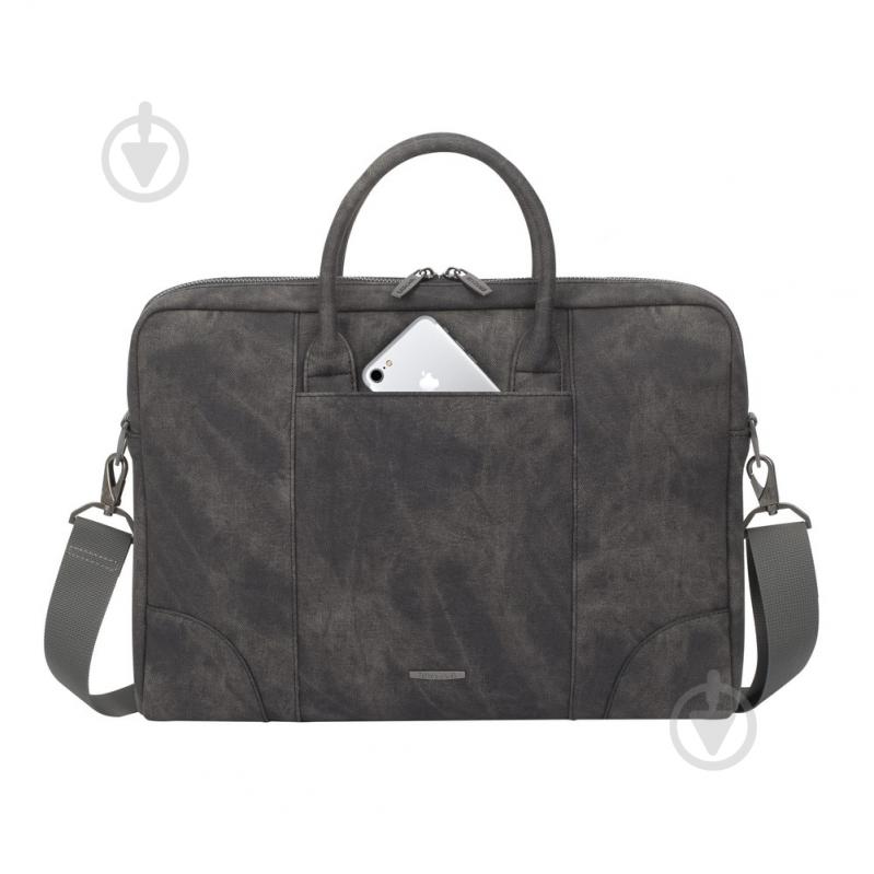 Сумка для ноутбука RivaCase 14" grey (8922 (Grey)) - фото 3