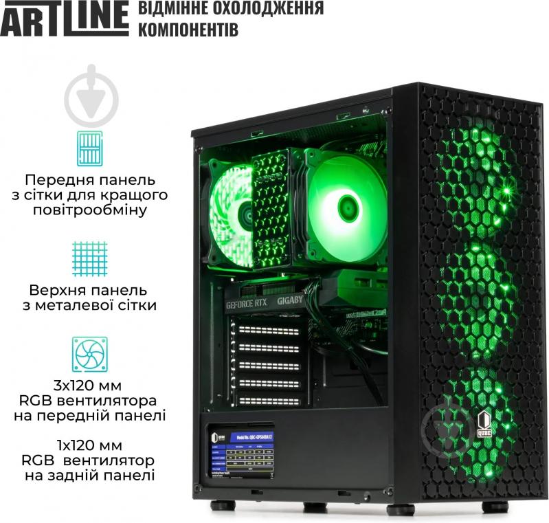 Компьютер Artline Gaming X43 (X43v52) black - фото 4