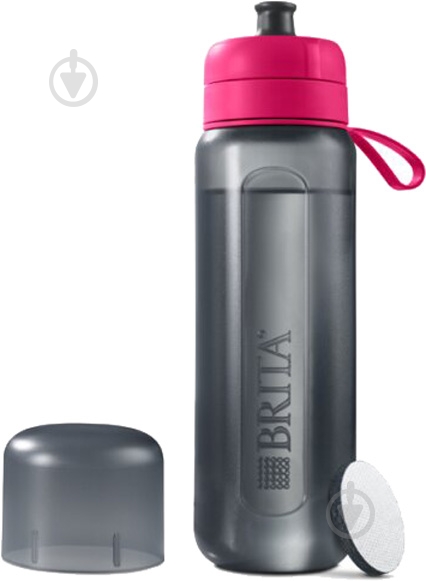 ᐉ Бутылка спортивная 600 мл BRITA Fill&Go Active с фильтром розовый ...