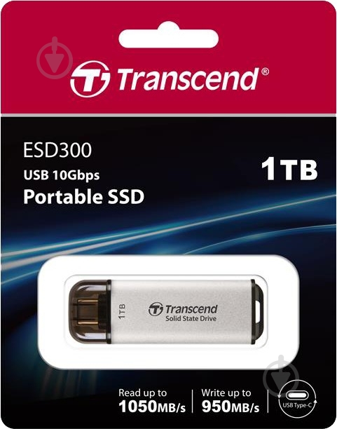 SSD-накопичувач Transcend 1000GB USB 3.1 (TS1TESD300S) - фото 6