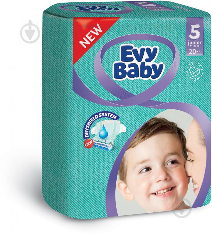 Подгузники Evy Baby Junior 5 11-25 кг 20 шт. - фото 1