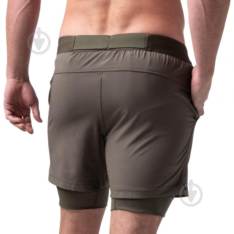 Шорты 5.11 Tactical тренировочные "PT-R HAVOC PRO SHORTS" 82411-186 р. М зеленый - фото 3