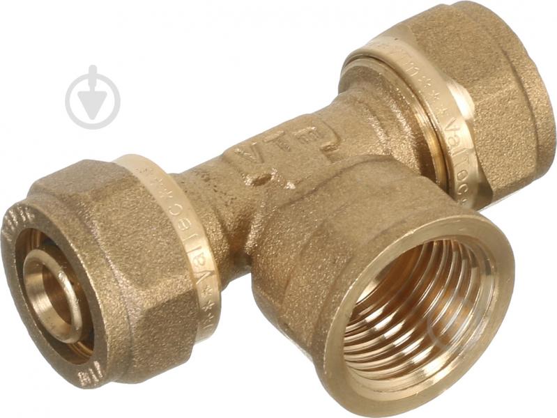 Тройник Valtec G 16 х1/2x16 VTm.332.GY.160416 - фото 1