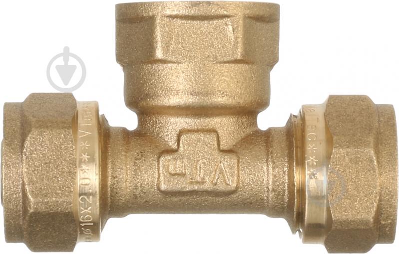 Тройник Valtec G 16 х1/2x16 VTm.332.GY.160416 - фото 3