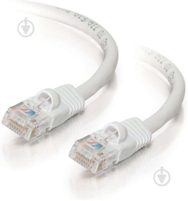 Патч-корд C2G Cat5e 0,5 м белый - фото 1